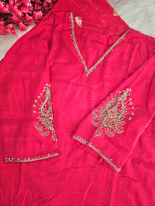 "MAHIKA" Cotton Silk Festive Suit