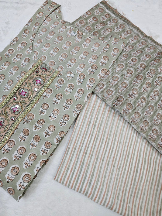 "AADYA" Jaipuri Cotton Set